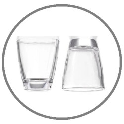 Shot Glass Style Glass Communion Cups 12's       (**NEW**)